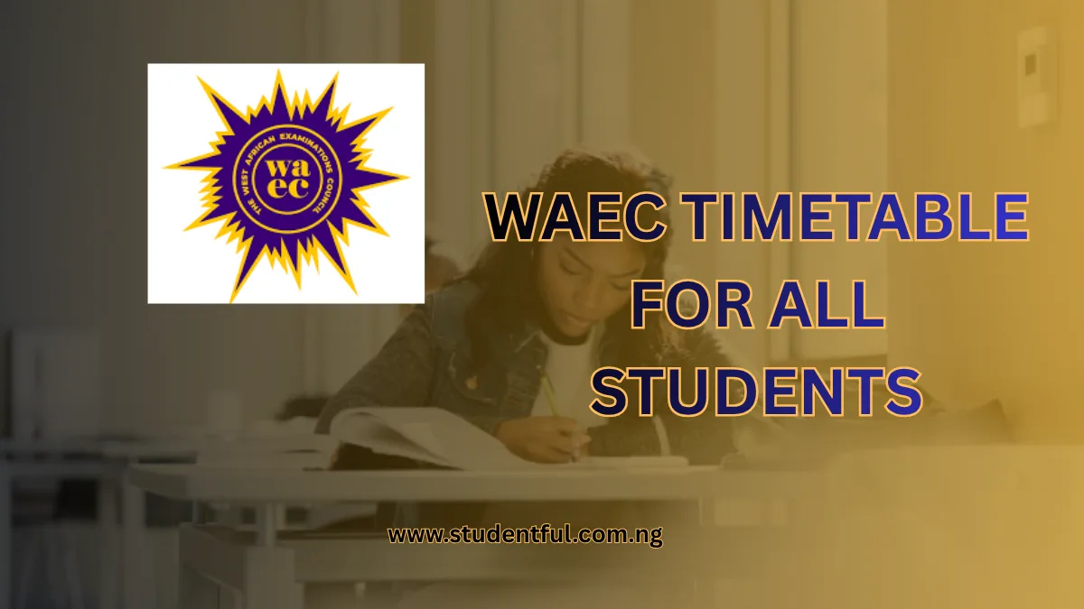 WAEC Timetable 2026/2027 PDF Download